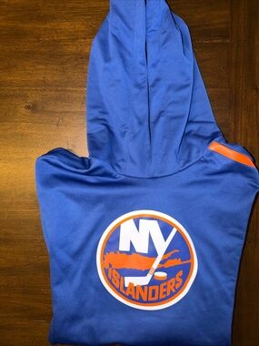 New York Islanders Fanatics Branded Authentic Pro Rinkside Pullover Hoodie - XL